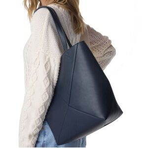 ✨ Walter Baker x CURATEUR‎ Kate Tote Bag Navy Blue NWT ✨